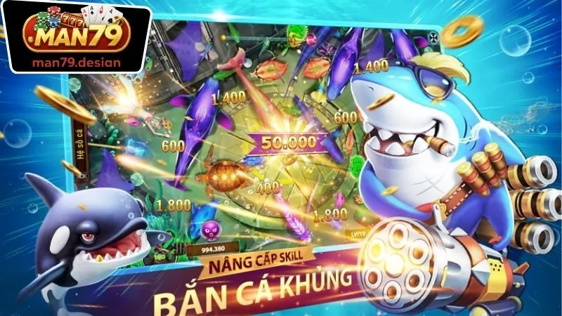 Các tựa game Bắn Cá Man79 nổi bật nhất hiện nay